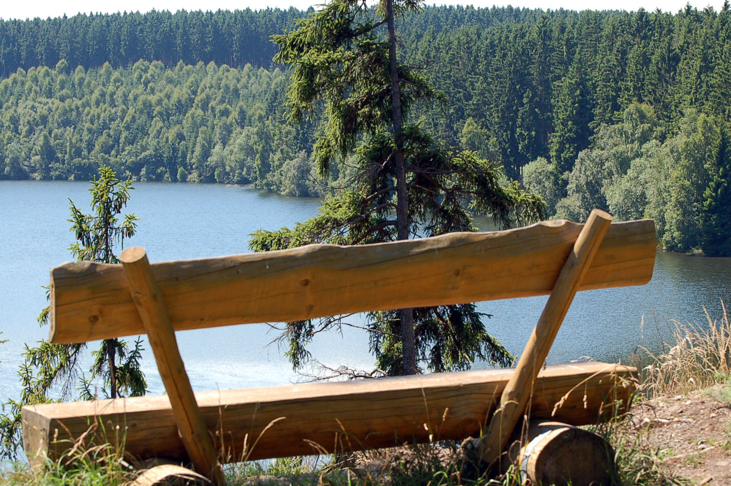 Blick auf die Talsperre